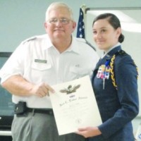 Eaker Award Presented to Civil Air Cadet